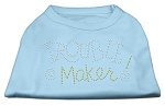 Trouble Maker Rhinestone Shirts Baby Blue L (14)