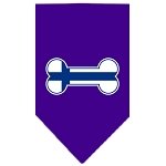 Bone Flag Finland  Screen Print Bandana Purple Large