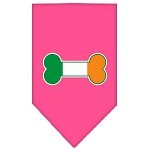 Bone Flag Ireland Screen Print Bandana Bright Pink Large