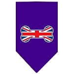 Bone Flag UK  Screen Print Bandana Purple Large
