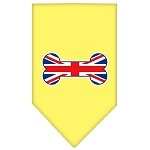 Bone Flag UK  Screen Print Bandana Yellow Large