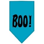 Boo! Screen Print Bandana Turquoise Large