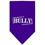 Bully Screen Print Bandana Purple Large