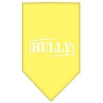 Bully Screen Print Bandana Yellow Large