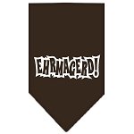 Ehrmagerd Screen Print Bandana Cocoa Small