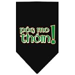 Pog Mo Thoin Screen Print Bandana Black Large