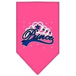 I'm a Prince Screen Print Bandana Bright Pink Large