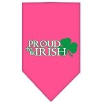 Proud to be Irish Screen Print Bandana Bright Pink Large