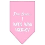 Went with Naughty Screen Print Bandana Light Pink Large