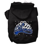 I'm a Prince Screen Print Pet Hoodies Black Size Lg (14)