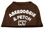 Aberdoggie NY Screenprint Shirts Brown Med (12)
