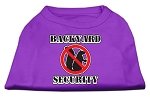 Backyard Security Screen Print Shirts Purple L (14)