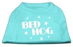 Bed Hog Screen Printed Shirt  Aqua Lg (14)