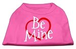 Be Mine Screen Print Shirt Bright Pink Lg (14)