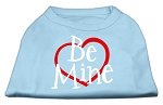 Be Mine Screen Print Shirt Baby Blue Lg (14)