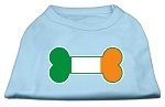 Bone Flag Ireland Screen Print Shirt Baby Blue Lg (14)