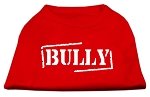 Bully Screen Printed Shirt  Red Lg (14)