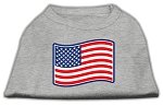 Paws and Stripes Screen Print Shirts  Grey L (14)