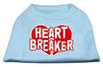 Heart Breaker Screen Print Shirt Baby Blue Lg (14)
