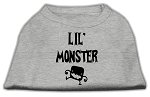 Lil Monster Screen Print Shirts Grey Lg (14)