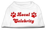 Local Celebrity Screen Print Shirts White Lg (14)