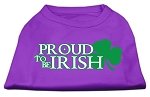 Proud to be Irish Screen Print Shirt Purple Lg (14)