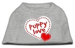 Puppy Love Screen Print Shirt Grey Lg (14)