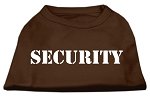 Security Screen Print Shirts Brown Med (12)