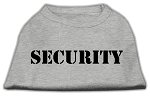 Security Screen Print Shirts Grey w/ black text Lg (14)