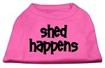 Shed Happens Screen Print Shirt Bright Pink Lg (14)