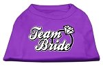 Team Bride Screen Print Shirt Purple Lg (14)