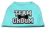 Team Groom Screen Print Shirt Aqua Lg (14)