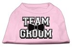 Team Groom Screen Print Shirt Light Pink Lg (14)