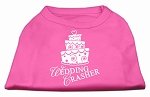 Wedding Crasher Screen Print Shirt Bright Pink Lg (14)
