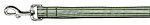 Preppy Stripes Nylon Ribbon Collars Green/White 1 wide 4ft Lsh